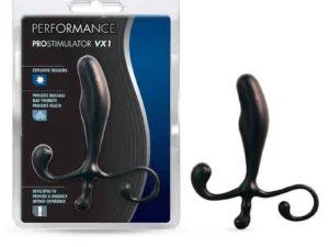 Blush Performance ProStimulator VX1 Prostate Massager Black - Hands-Free & Flexible Design
