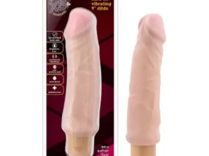 Blush X5 Plus Hard On Realistic 9-inch Vibrating Dildo - Beige
