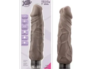 Blush X5 Plus Hard On Realistic 9-inch Vibrating Dildo – Brown