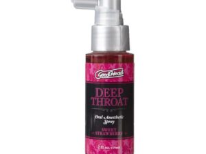 Doc Johnson GoodHead Deep Throat Spray - Sweet Strawberry, 2 oz