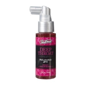 Doc Johnson GoodHead Deep Throat Spray - Sweet Strawberry, 2 oz