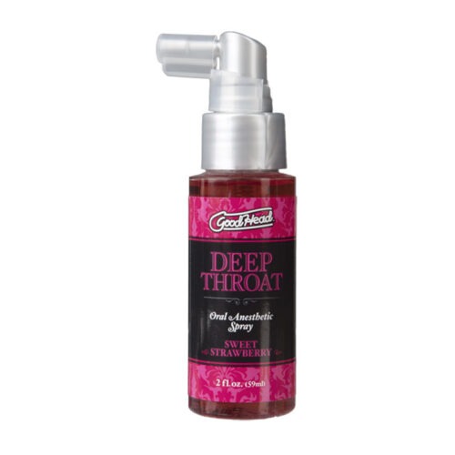 Doc Johnson GoodHead Deep Throat Spray - Sweet Strawberry, 2 oz