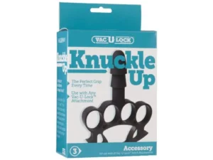 Doc Johnson Vac-U-Lock Knuckle Up Black - Versatile Penetration Control Accessory
