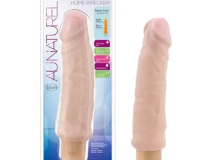 Blush Au Naturel Home Wrecker 9.5 in. Dual Density Vibrating Dildo