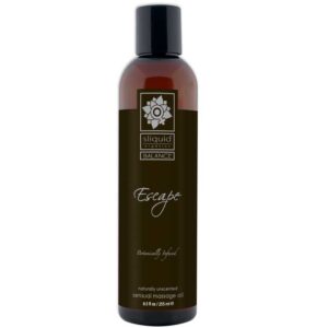 Sliquid Organics Balance Unscented Massage Oil – 8.5 oz by Sliquid, Part No. 069