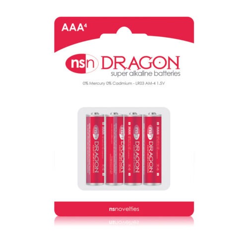 New Sensations Novelties Inc. Dragon Alkaline AAA Batteries (4 Pack)