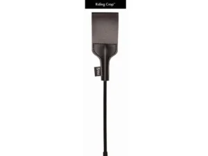 Sportsheets Sex & Mischief Riding Crop Black - Compact and Stylish for Discreet Pleasure
