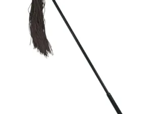 Sportsheets Sex & Mischief Rubber Tickler Black - 7 Inch Tactile Pleasure Tool