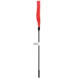 Sportsheets Sex & Mischief Rubber Tickler Red - 7 Inch Tactile Sensation Tool