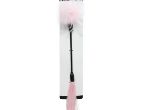 Sportsheets Sex & Mischief Whip & Tickle Pink/White – Dual-Action Erotic Toy for Playful Intimacy