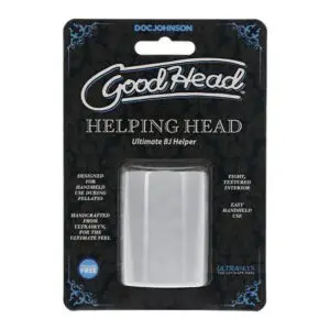Doc Johnson GoodHead Helping Head Clear (Part #0682-20-CD) for Enhanced Oral Pleasure