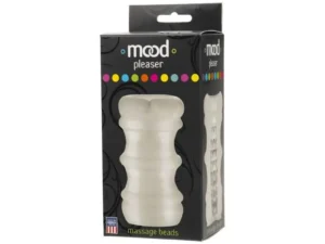 Doc Johnson Mood Pleaser UR3 Massage Beads Masturbator - Frost Color