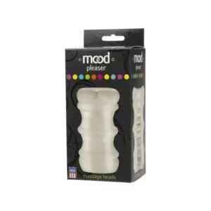 Doc Johnson Mood Pleaser UR3 Massage Beads Masturbator - Frost Color