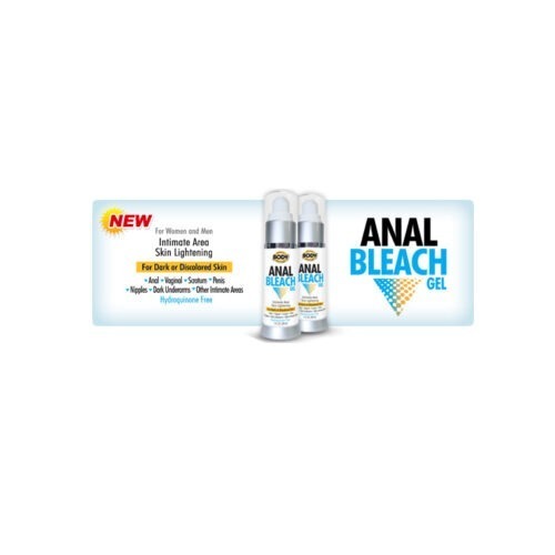 Body Action Anal Bleach Gel - 1 oz for Intimate Skin Lightening - Hydroquinone-Free