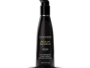 Wicked Aqua Sensitive Water-Based Lubricant by Wicked Sensual Care Collection - 4 oz.