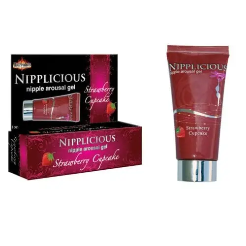 Hott Products Unlimited Nipplicious Strawberry Arousal Gel - 1oz Tube