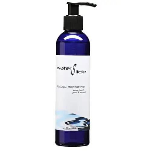 Earthly Body Water Slide Lubricant 8oz Pump - Gentle Water-Based Personal Lubricant