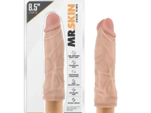 Blush Dr. Skin Cock Vibe 10 Realistic 8.5-inch Vibrating Dildo in Beige
