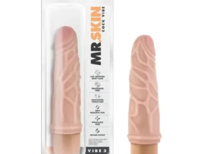 Blush Dr. Skin Cock Vibe 3 – 7.25 Inch Realistic Vibrator with Multi-Speed Vibration