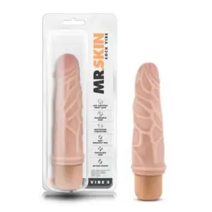 Blush Dr. Skin Cock Vibe 3 – 7.25 Inch Realistic Vibrator with Multi-Speed Vibration