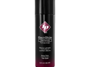 ID BackSlide Silicone Anal Lubricant 2.2oz by ID Lubricants - Extra Thick Silicone Formula