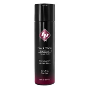 ID Lubricants BackSlide Silicone Anal Lubricant – 8.5oz Flip Cap Bottle