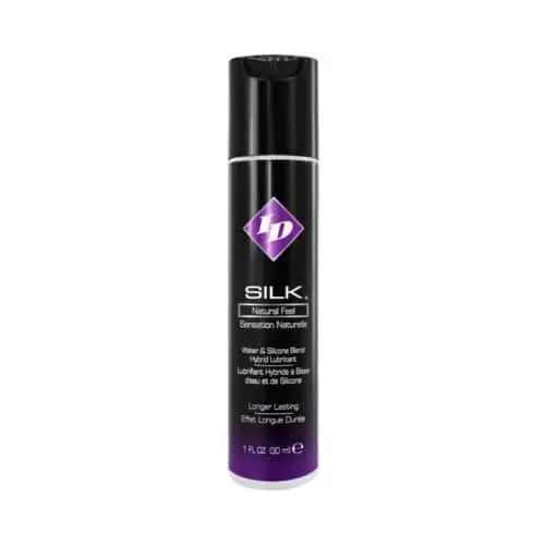 ID Lubricants ID Silk Hybrid Lubricant - 1 oz. Water and Silicone-Based Personal Lubricant