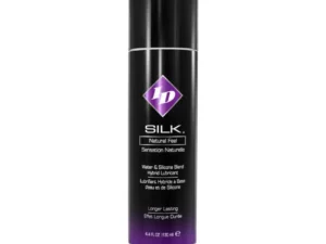 ID Lubricants Silk Hybrid Lubricant 4.4 oz. – Water-Based and Silicone Blend for Enhanced Sensation