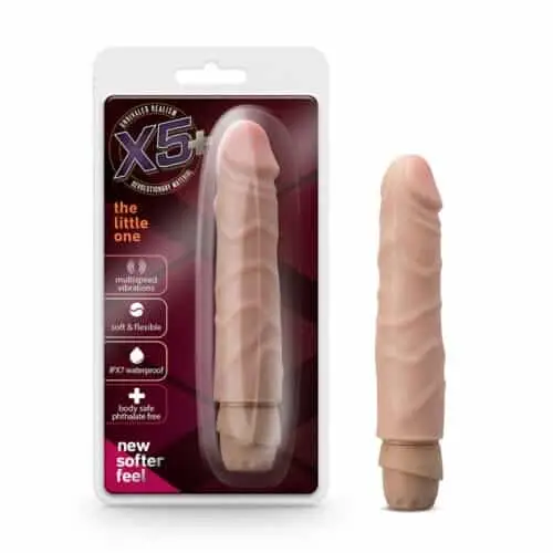 Blush X5 Plus The Little One Realistic Vibrating Dildo - 6.75 inches