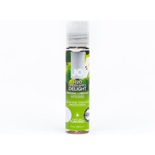 System Jo JO H2O Green Apple Delight Flavored Water-Based Lubricant – 1 oz.