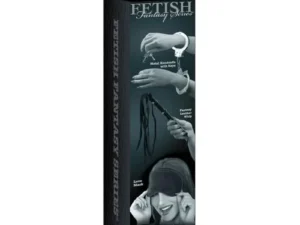 Pipedream Fetish Fantasy Series Lover's Fantasy Kit - Beginner Bondage Set with Leather Whip and Metal