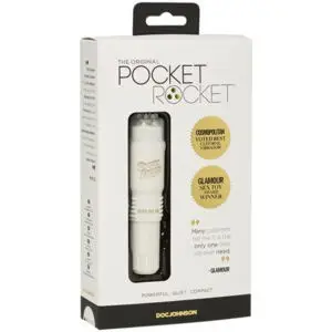 Doc Johnson Pocket Rocket Vibe 4-inch Mini Massager - Ivory