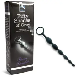 LoveHoney Fifty Shades of Grey Pleasure Intensified Silicone Anal Beads