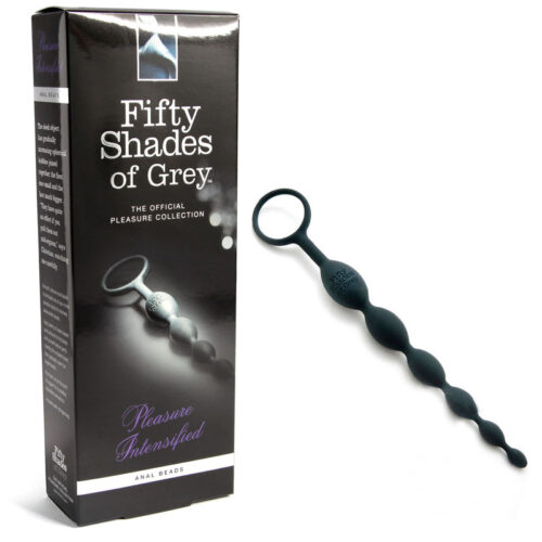 LoveHoney Fifty Shades of Grey Pleasure Intensified Silicone Anal Beads