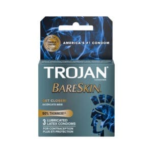 Paradise Marketing Services Trojan BareSkin Thinner Latex Condoms (3 Pack)