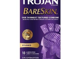Trojan Studded Bareskin Condoms by Paradise Marketing Services, Part Number 22889 - 10 Pack