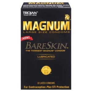 Paradise Marketing Services Trojan Magnum Bareskin Condoms - 10 Pack