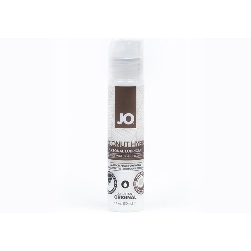 System Jo JO Coconut Hybrid Original Lubricant 1 oz. - Water-Based & Coconut Oil Formula