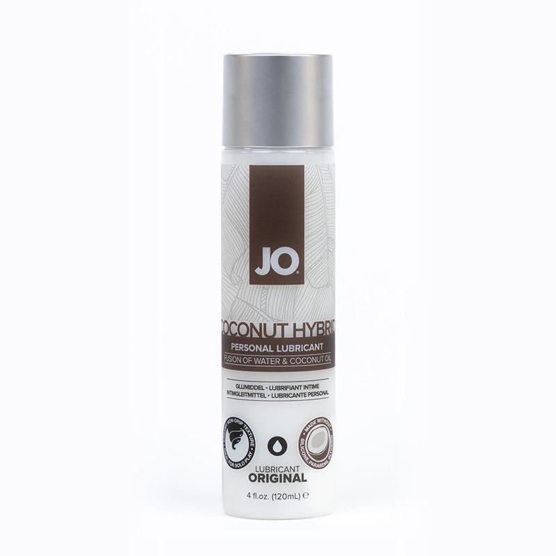 System Jo JO Coconut Hybrid Original Lubricant 4 oz. – Water-Based & Coconut Oil Blend