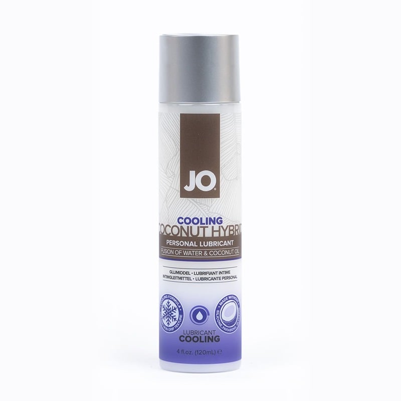 System Jo JO Coconut Hybrid Cooling Lubricant 4 oz. for Enhanced Pleasure