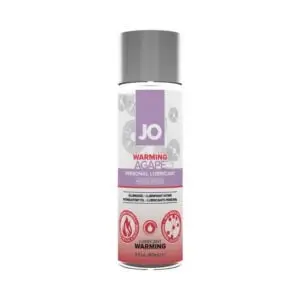 System Jo Agape Warming Water-Based Lubricant 2 oz. for Sensitive Skin