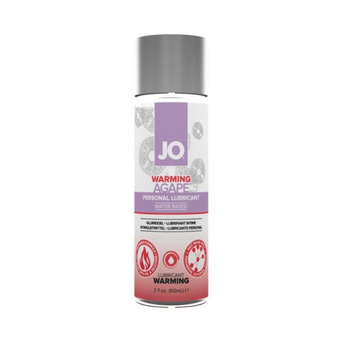 System Jo Agape Warming Water-Based Lubricant 2 oz. for Sensitive Skin
