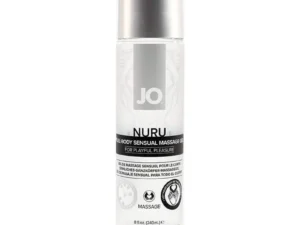 System Jo JO Nuru Full-Body Sensual Massage Gel 8 oz. – Water-Based, Silky-Smooth Glide