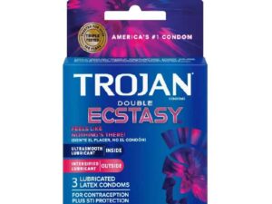 Paradise Marketing Services Trojan Double Ecstasy Latex Condoms (3 Pack)