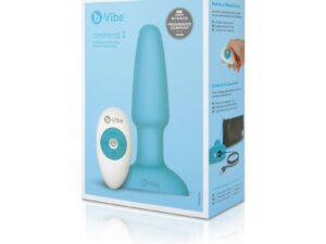 COTR Inc. b-Vibe Rimming 2 Rotating and Vibrating Remote Control Plug in Teal