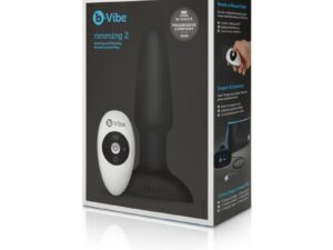 COTR Inc. b-Vibe Rimming 2 Rotating and Vibrating Remote Control Plug Black
