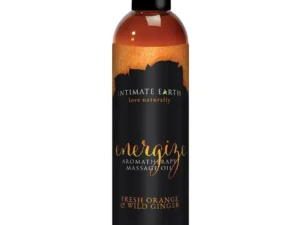 New Earth Trading LLC Intimate Earth Energize Massage Oil 4 oz
