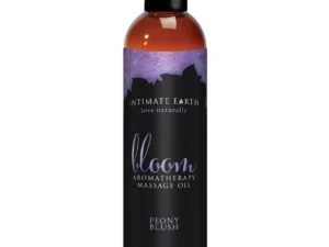 Intimate Earth Bloom Massage Oil by New Earth Trading LLC