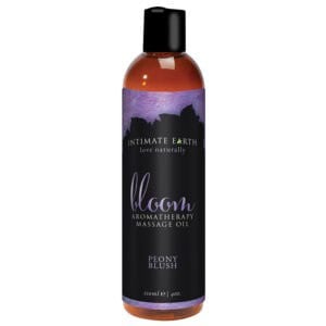 Intimate Earth Bloom Massage Oil by New Earth Trading LLC