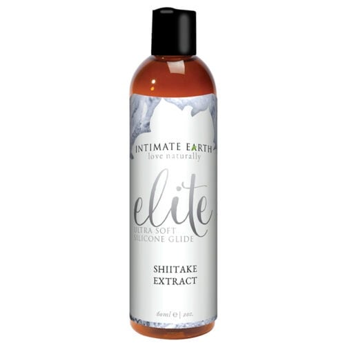 Intimate Earth Elite Shiitake Silicone Lubricant by New Earth Trading LLC - 2 fl oz (Part #049/60IE)
